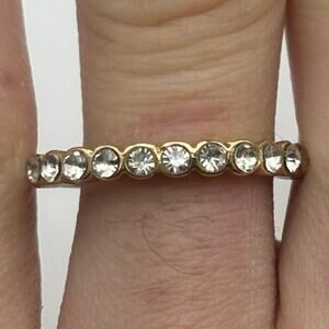 Gold Crystal Ring
